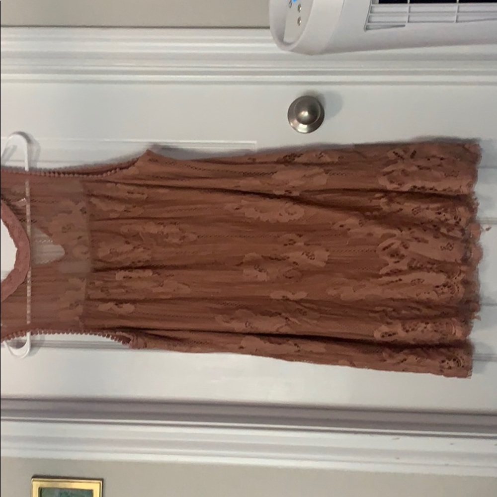 Tan dress